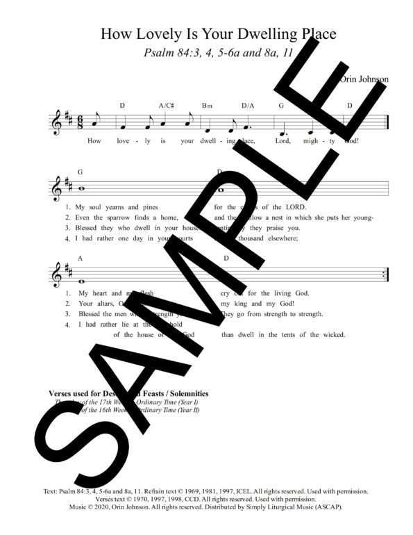 Psalm 84 How Lovely Is Your Dwelling Place Johnson Sample Lead Sheet 1 png scaled