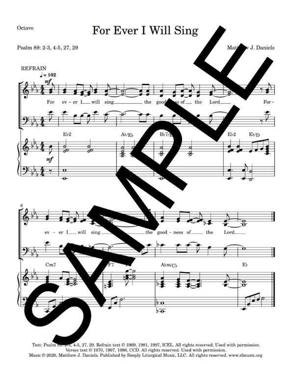 Psalm 89 For Ever I Will Sing Daniels Sample Octavo 1 png scaled