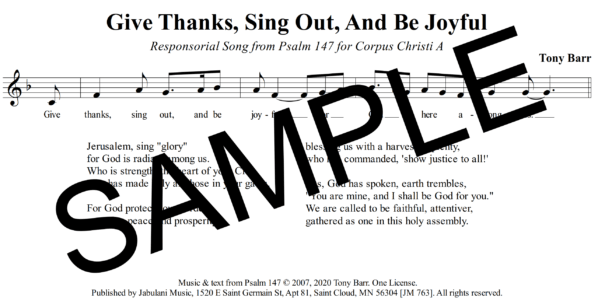 10 Xps Xt A Ps 147 Give Thanks Sing Out And Be Joyful Sample Assembly 1 png