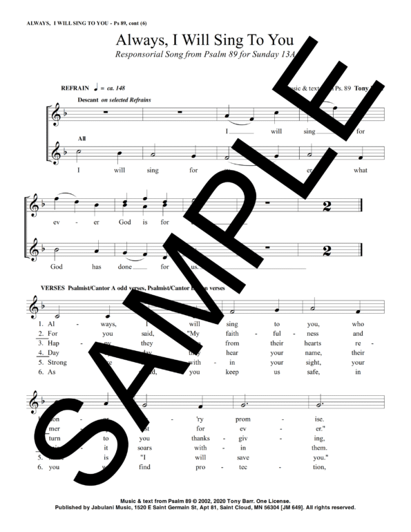 13A Ps 89 Always I Will Sing To You JM 649 Sample Complete PDF 2 png