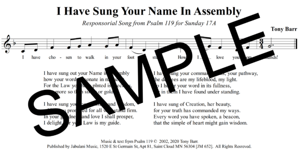 17A Ps 119 I Have Sung Out Your Name Sample Assembly 1 png