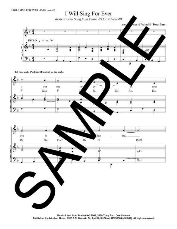 Adv 4B Ps 89 I Will Sing For Ever jm 649 Sample Complete PDF 2 png scaled