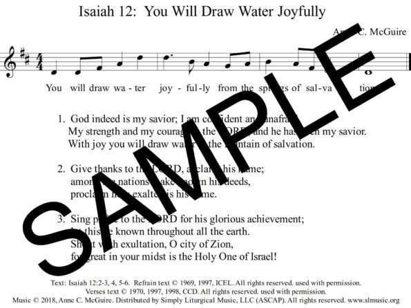 Isaiah 12 You Will Draw Water McGuire Sample Assembly 1 png