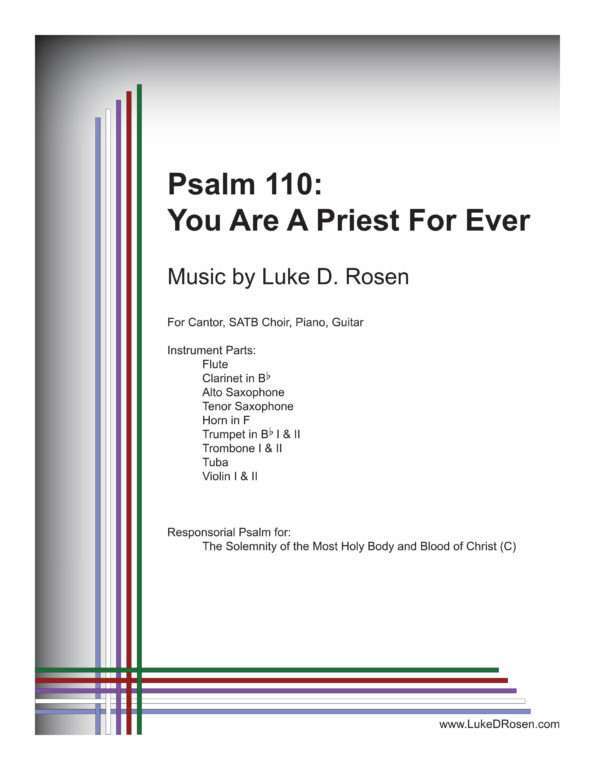 Psalm 110 You Are A Priest For Ever Rosen Sample Complete PDF 1 png scaled