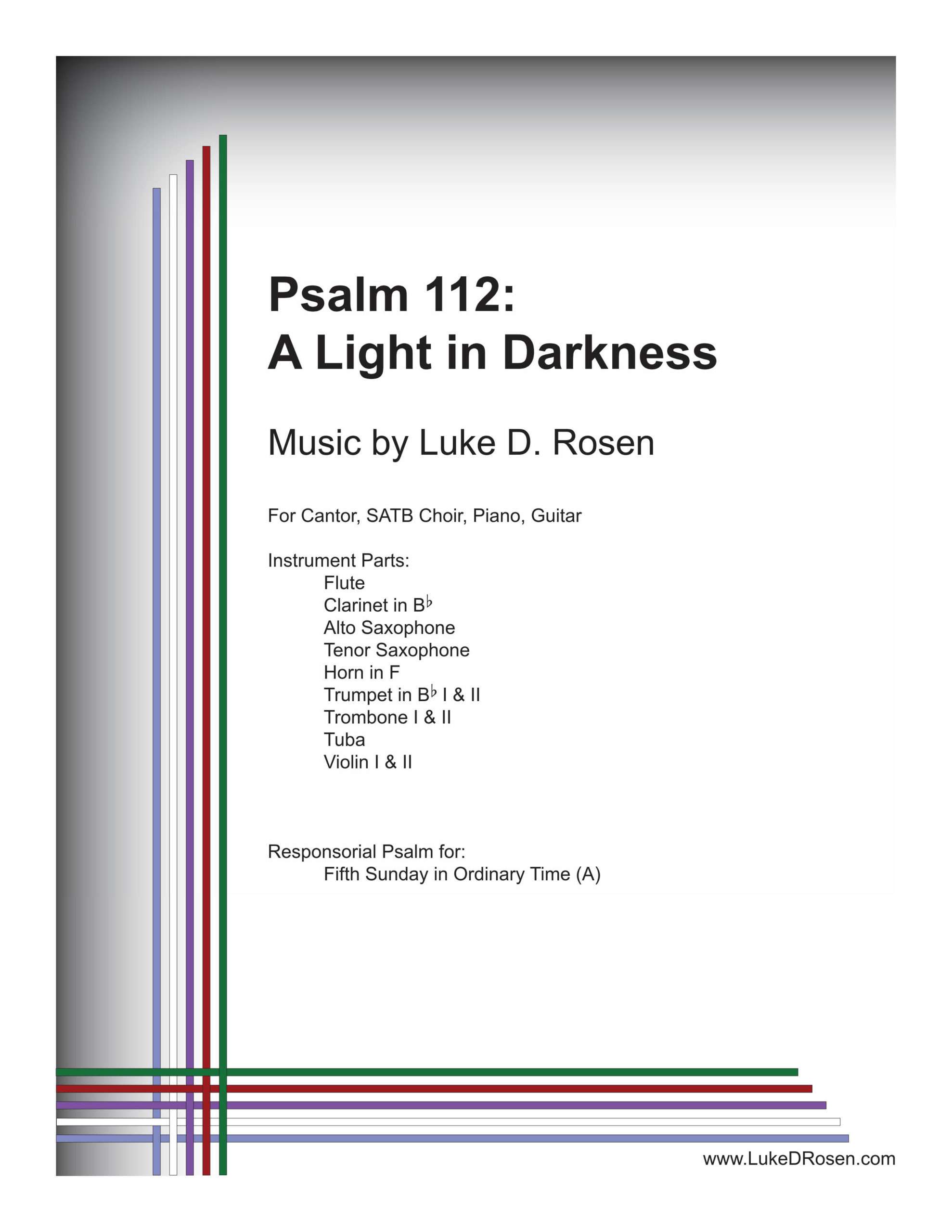 Psalm 112 – A Light in Darkness (Rosen)