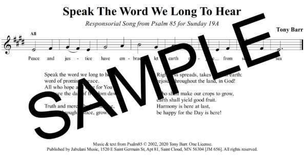 Psalm 85 Speak The Word We Long To Hear Barr Sample Assembly 1 png