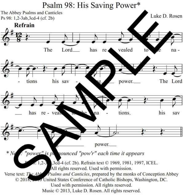 Psalm 98 His Saving Power Sing to the Lord Rosen Sample Assembly 1 png
