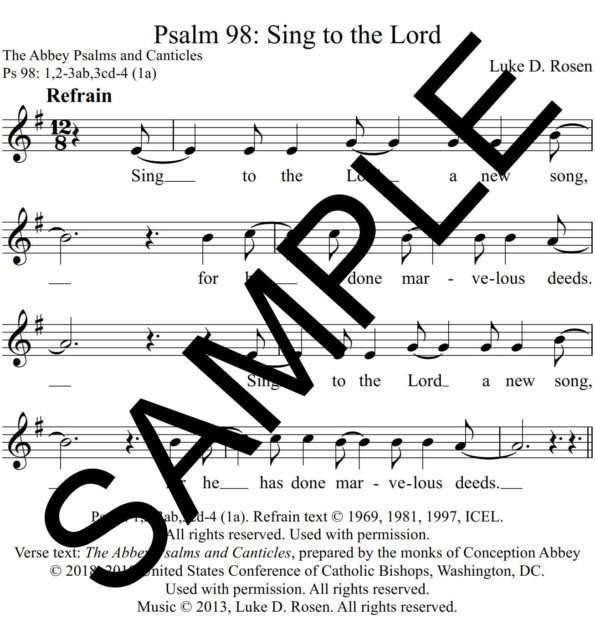 Psalm 98 His Saving Power Sing to the Lord Rosen Sample Assembly 2 png