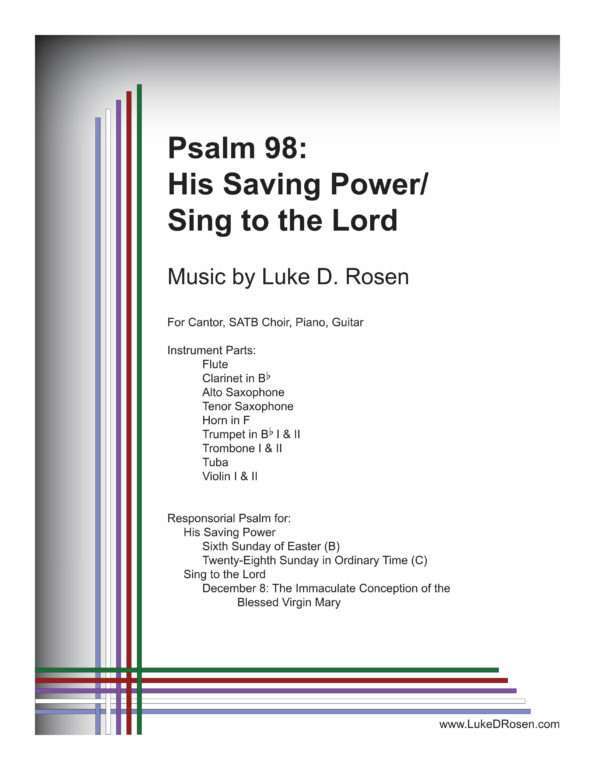 Psalm 98 His Saving Power Sing to the Lord Rosen Sample Complete PDF 1 png scaled