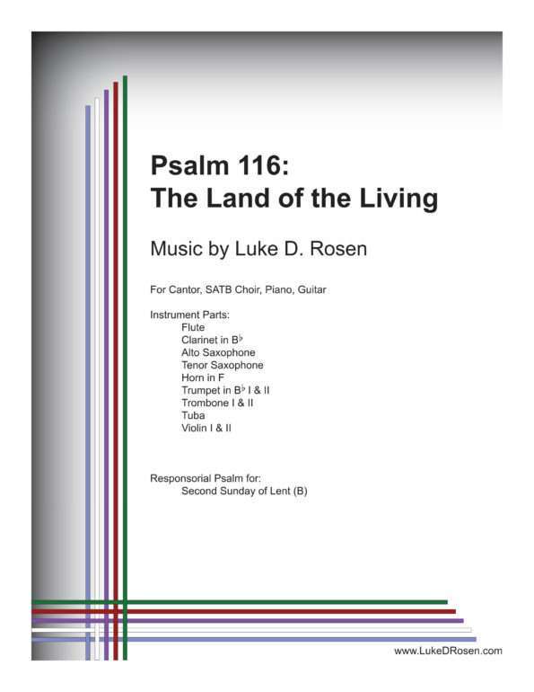 Psalm 116 The Land of the Living Rosen Sample Complete PDF 1 png scaled