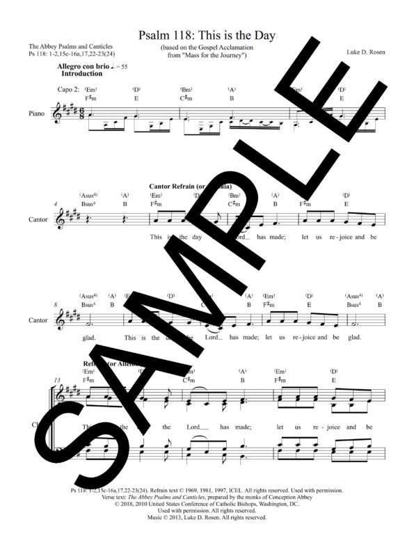 Psalm 118 Alleluia This is the Day Rosen Sample Complete PDF 15 png scaled
