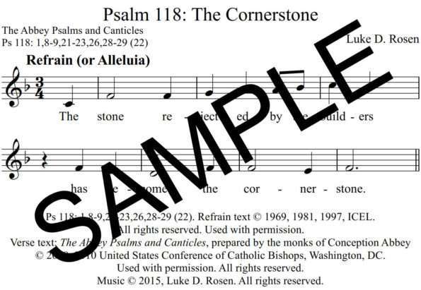 Psalm 118 The Cornerstone Rosen Sample Assembly 1 png