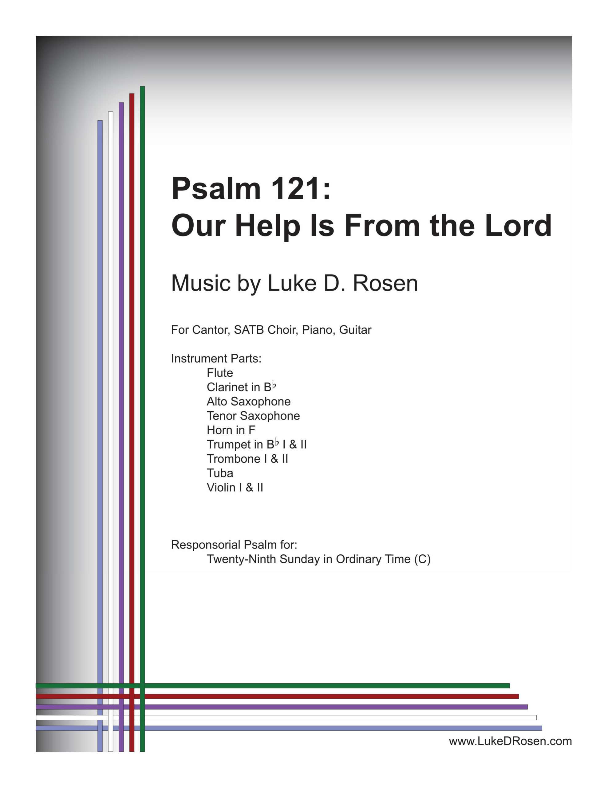 Psalm 121 – Our Help Is From the Lord (Rosen)