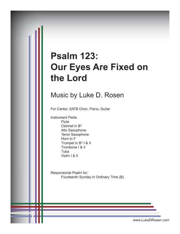 Psalm 123 Our Eyes Are Fixed on the Lord Rosen Complete PDF 1 png scaled