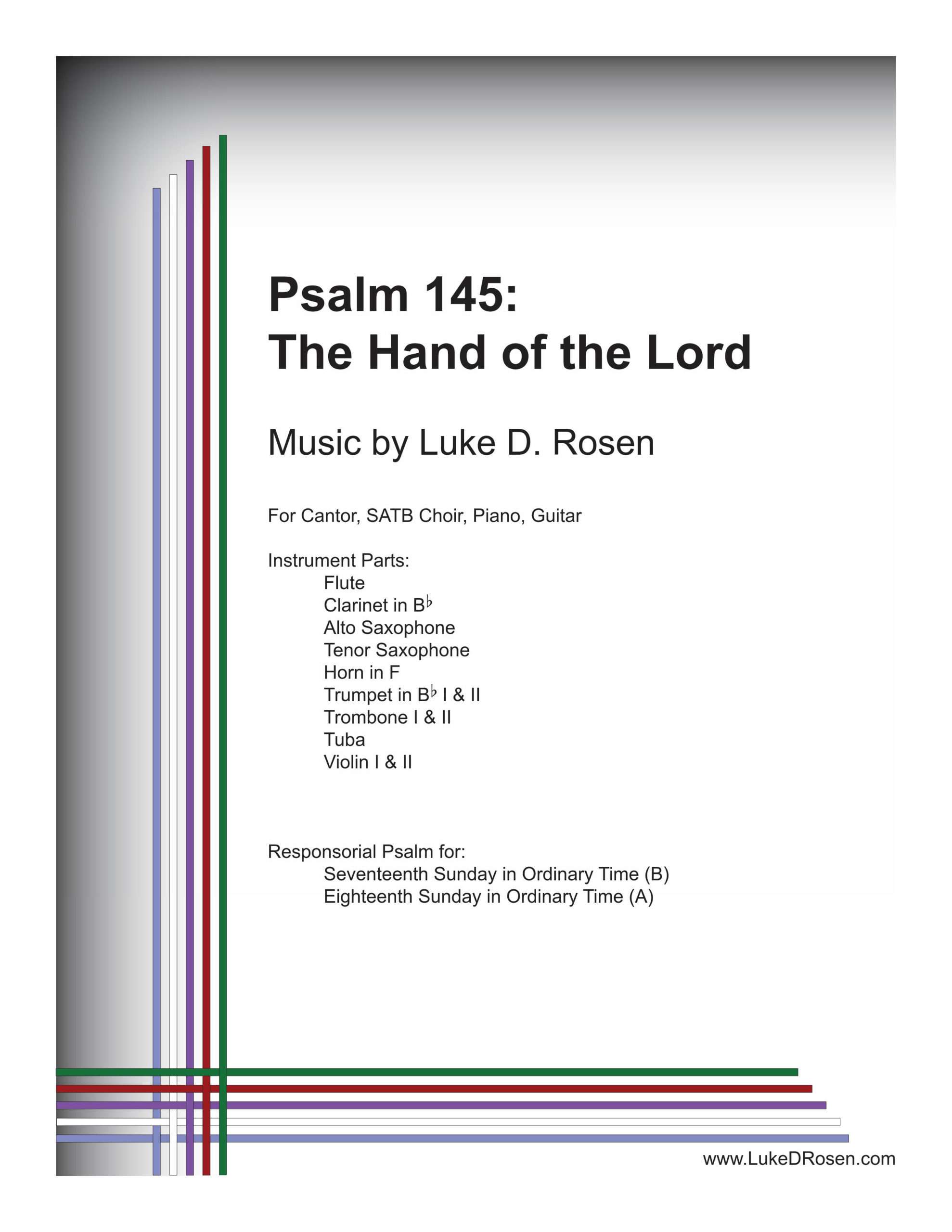 Psalm 145 – The Hand of the Lord (Rosen)