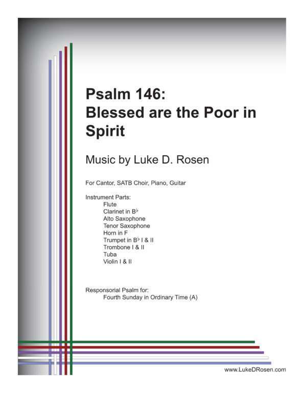 Psalm 146 Blessed are the Poor in Spirit Rosen Complete PDF 1 png scaled