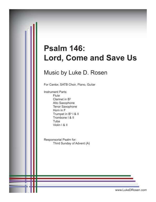 Psalm 146 Lord Come and Save Us Rosen Complete PDF 1 png scaled