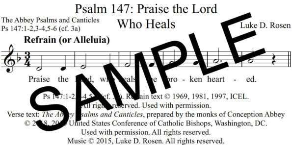 Psalm 147 Praise the Lord Who Heals Rosen Sample Assembly 1 png