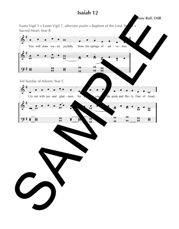 Sample Isaiah 12 Ruff Sheet Music1