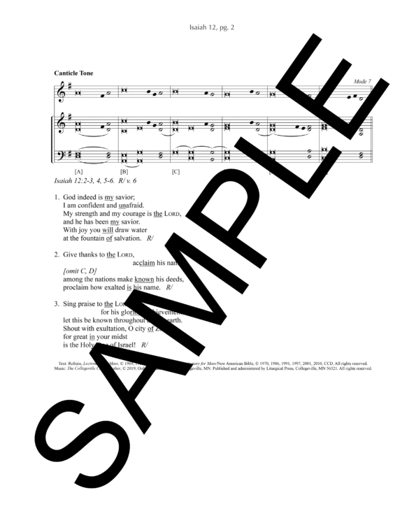 Sample Isaiah 12 Ruff Sheet Music1 001