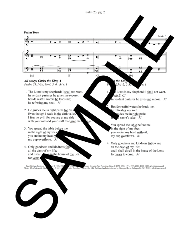 Sample Psalm 23 Ruff Sheet Music1 028