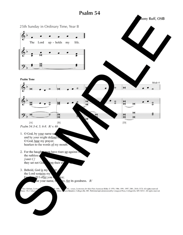 Sample Psalm 54 Ruff Sheet Music1 041