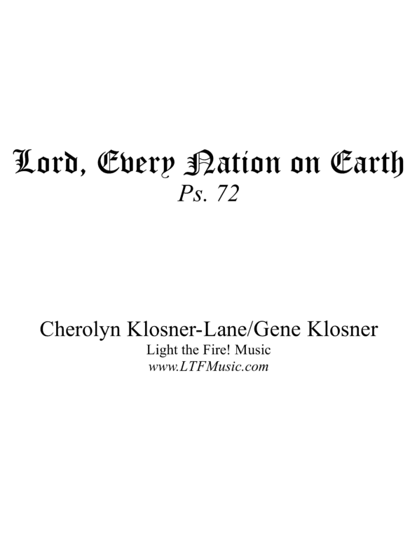Sample Psalm 72 Lord Every Nation on Earth Klosner CompletePDF 1 png