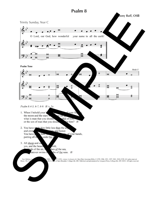 Sample Psalm 8 Ruff Sheet Music1 046
