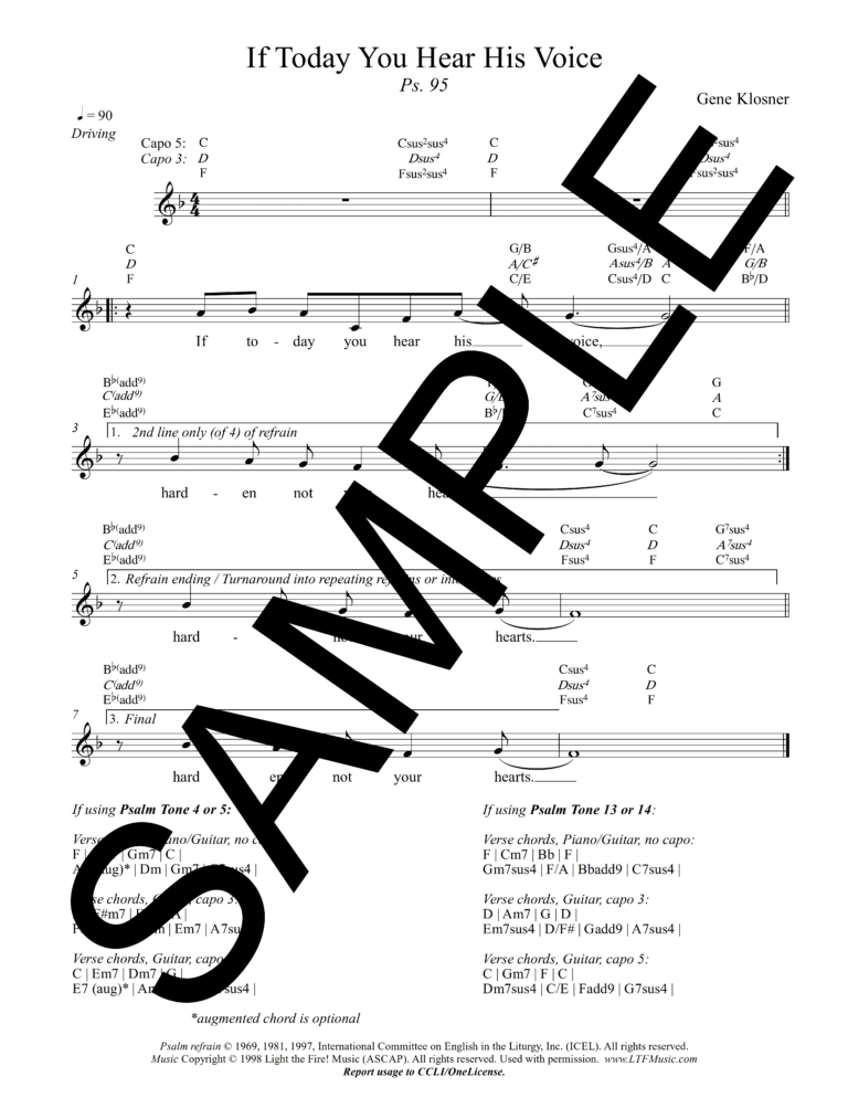 Sample_Psalm 95 - If Today You Hear His Voice (Klosner)-Complete PDF7