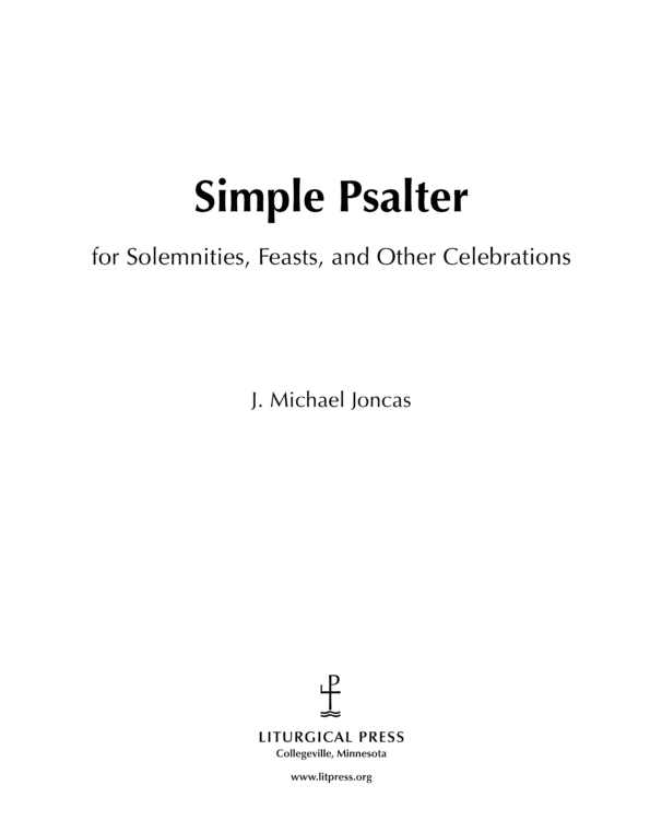 Simple Psalter for Solemnities Cover Forward 1