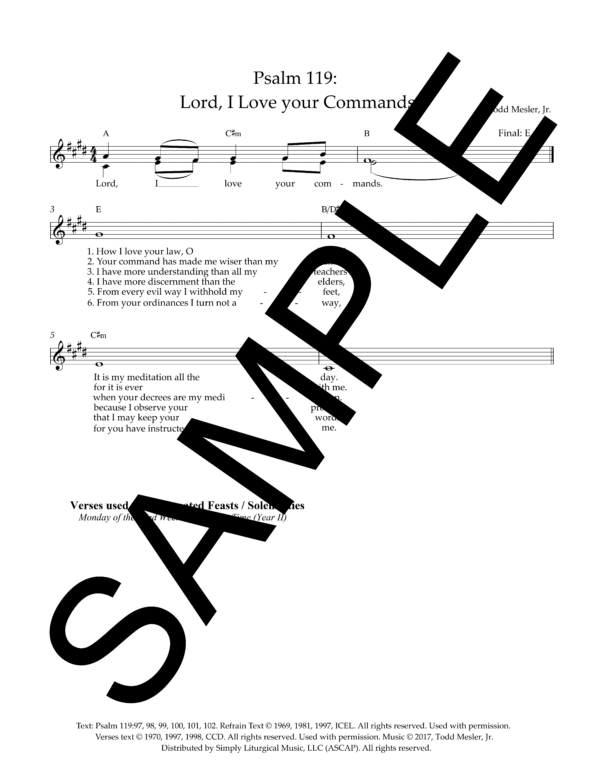 Sample Psalm 119 Lord I Love Your Commands Mesler Lead Sheet1 04