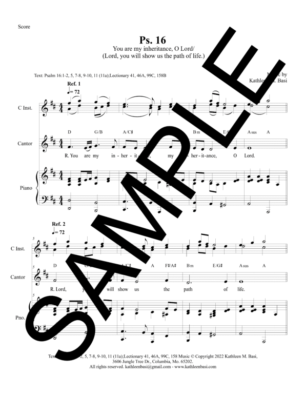 Sample Psalm 16 Basi C Instrument1