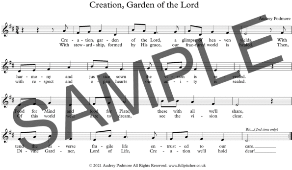 Sample Creation Garden of the Lord Podmore Assembly1