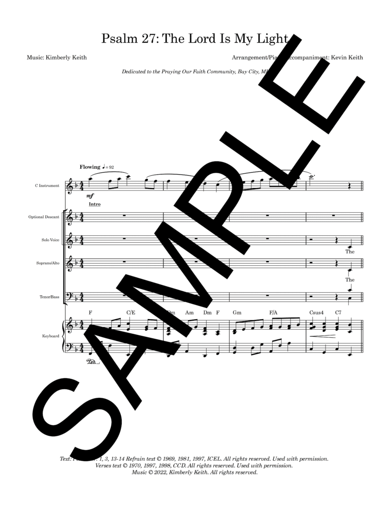Sample_Psalm 27 - The Lord is my Light (Keith)-Score1