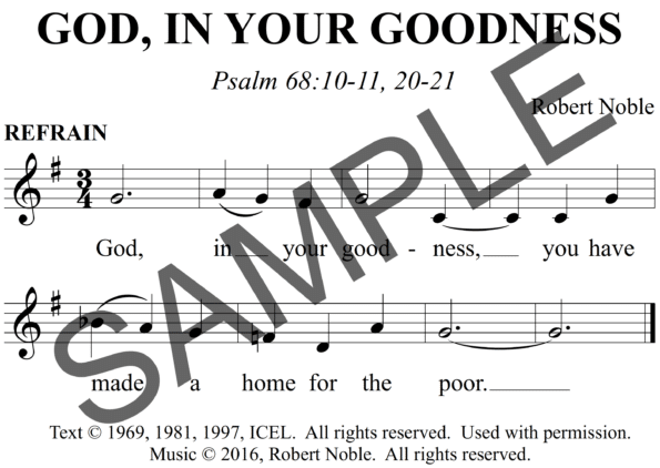 Sample Psalm 68 God in Your Goodness Noble Assembly1