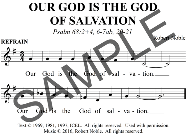 Sample Psalm 68 Our God Is the God of Salvation Noble Assembly1