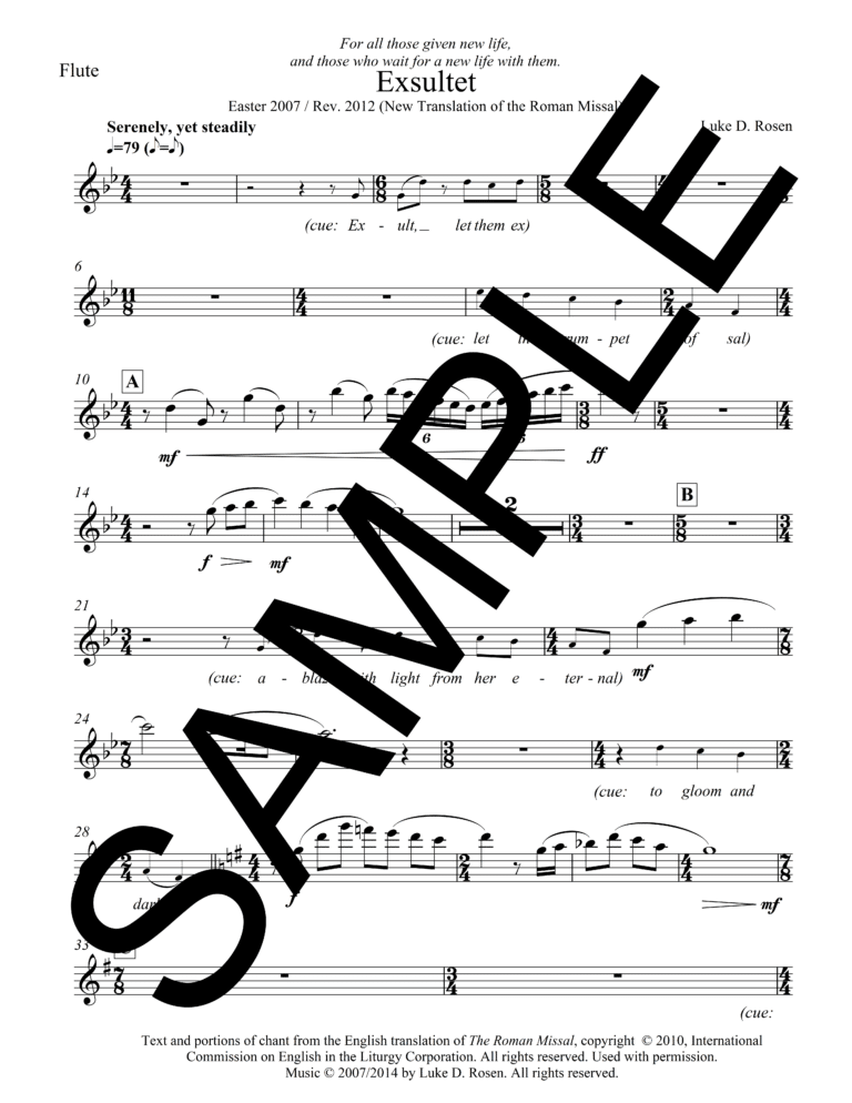 Sample_Exsultet (Rosen)-Instrument Parts1