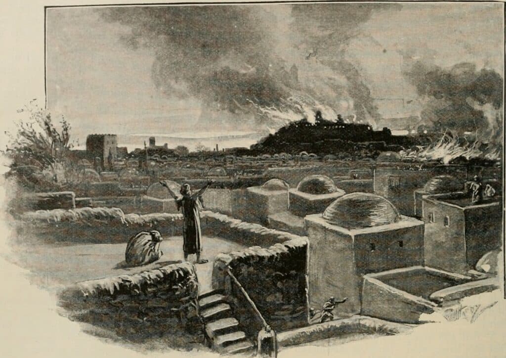 Jerusalem is on fire (The Art Bible, 1896)